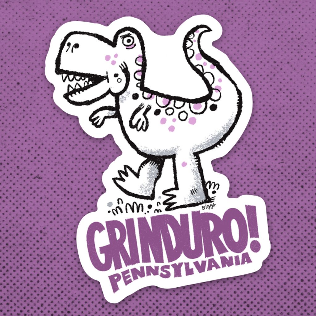 Brian Biggs - dino sticker
